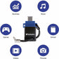 Verbatim 64GB Store 'n' Go Dual USB 3.2 Gen 1 Flash Drive for USB-C Devices - Blue - 99155
