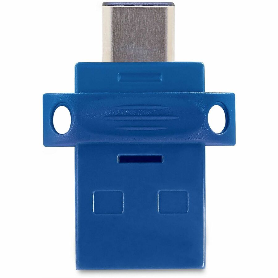 Verbatim 32GB Store 'n' Go Dual USB 3.2 Gen 1 Flash Drive for USB-C&trade; Devices - Blue - 99154