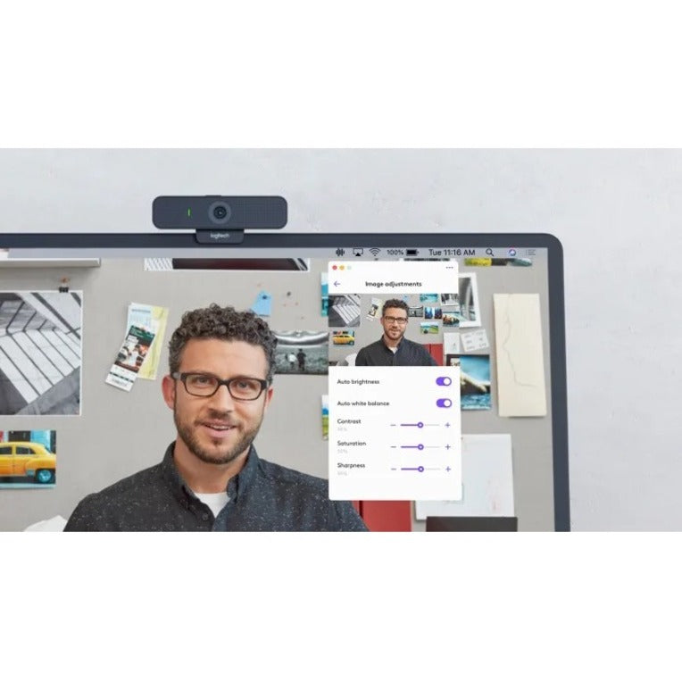 Logitech C925e Webcam - 30 fps - Black - USB 2.0 - 1 Each - 960-001075