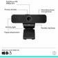 Logitech C925e Webcam - 30 fps - Black - USB 2.0 - 1 Each - 960-001075