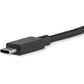 StarTech.com 6ft/1.8m USB C to DisplayPort 1.2 Cable 4K 60Hz - USB Type-C to DP Video Adapter Monitor Cable HBR2 - TB3 Compatible - Black - CDP2DPMM6B