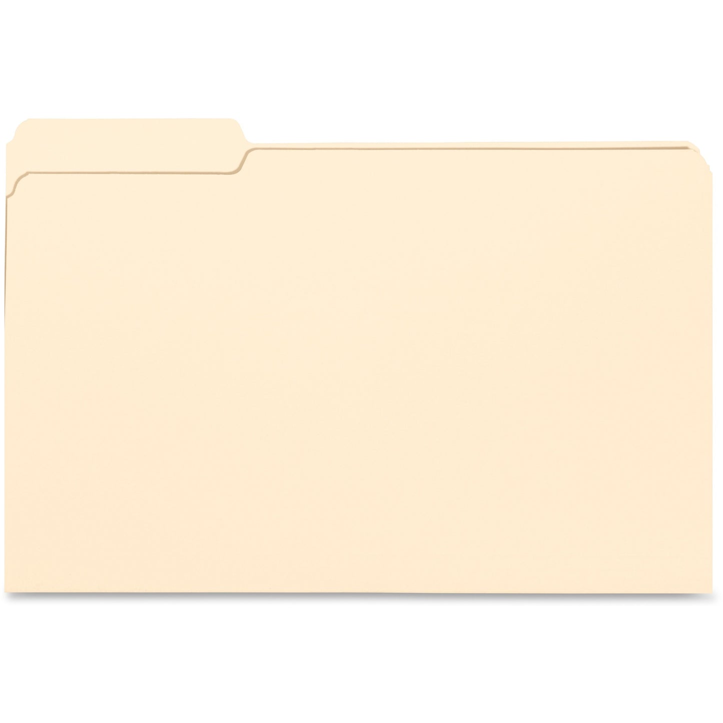 Business Source 1/3 Tab Cut Legal Recycled Top Tab File Folder