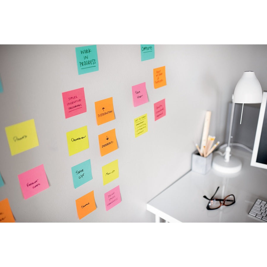 Post-it&reg; Super Sticky Dispenser Notes - Supernova Neons Color Collection - R3306SSMIA