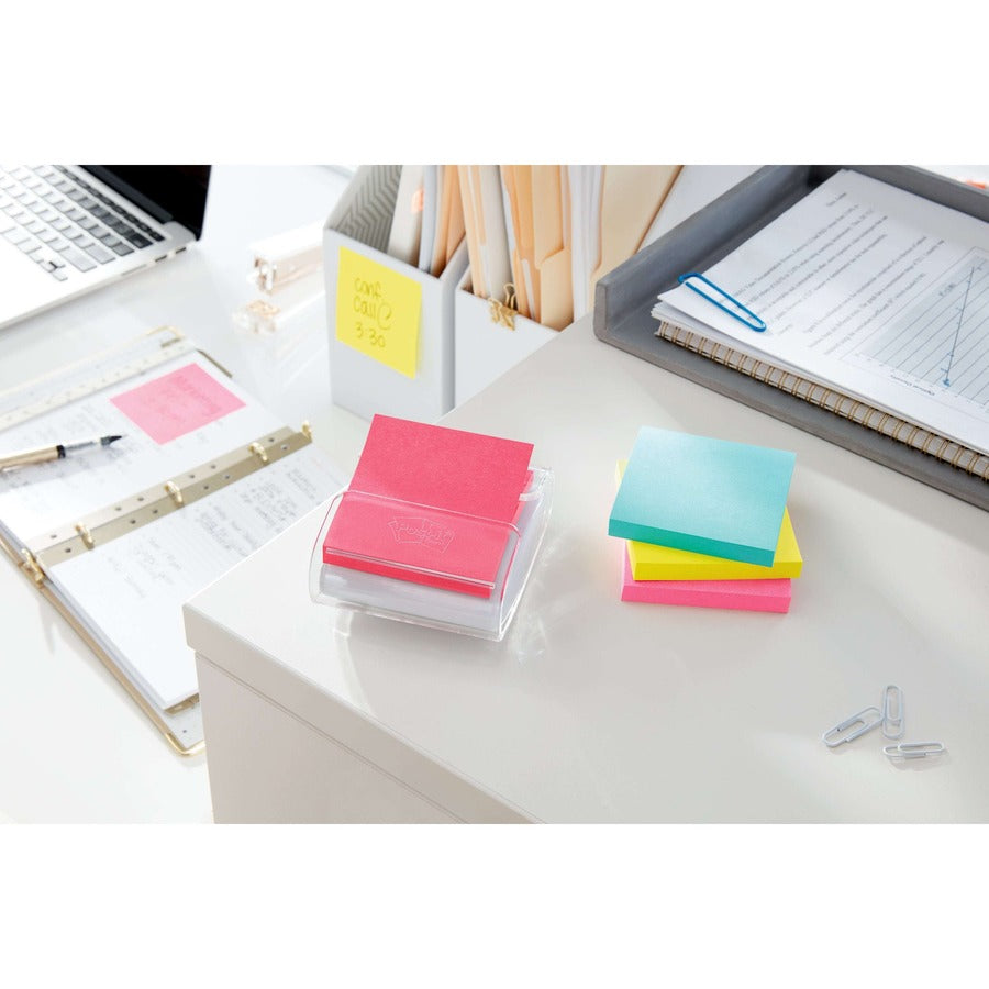 Post-it&reg; Super Sticky Dispenser Notes - Supernova Neons Color Collection - R3306SSMIA