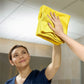 Rubbermaid Commercial HYGEN r-40 Recycled Microfiber Cloths, 16"x16" , Yellow - 1820580