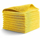 Rubbermaid Commercial HYGEN r-40 Recycled Microfiber Cloths, 16"x16" , Yellow