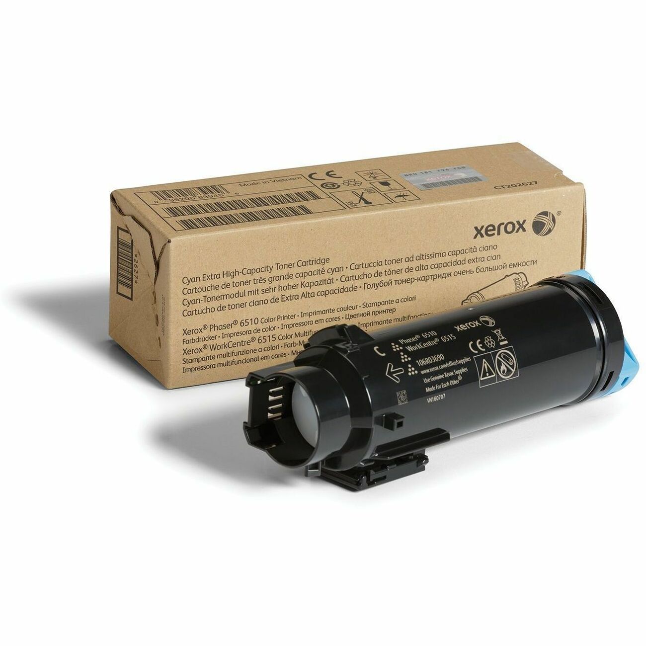 Xerox Original Extra High Yield Laser Toner Cartridge - Cyan - 1 Each