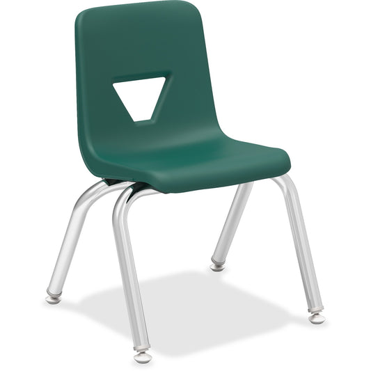 Lorell 12" Seat-height Stacking Student Chair