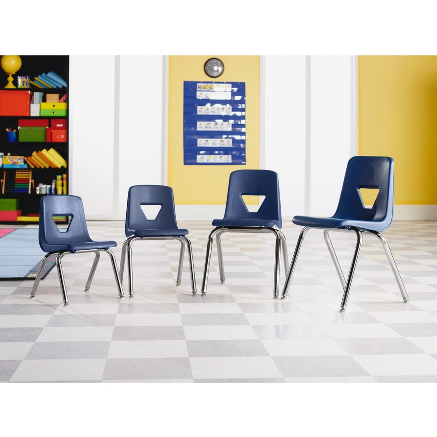 Lorell 16" Seat-height Stacking Student Chairs - 99889