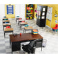 Lorell 18" Seat-height Student Stack Chairs - 99892