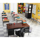 Lorell 18" Seat-height Student Stack Chairs - 99892