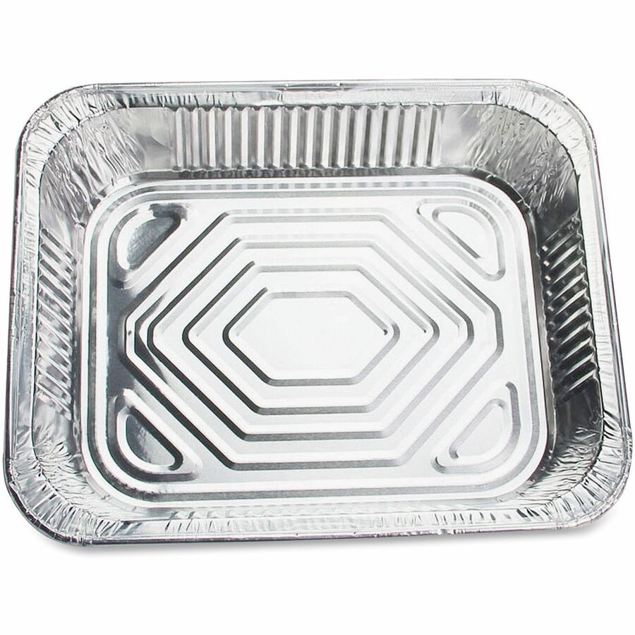 Genuine Joe Half-size Disposable Aluminum Pan - 10702