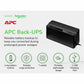 APC Back-UPS 600VA, 120V, 1 USB charging port, 7 NEMA outlets (2 surge) - BE600M1