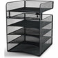 Safco Onyx Horizontal Hanging Desktop Storage - 3240BL
