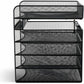 Safco Onyx Horizontal Hanging Desktop Storage - 3240BL