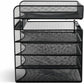 Safco Onyx Horizontal Hanging Desktop Storage - 3240BL