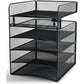 Safco Onyx Horizontal Hanging Desktop Storage - 3240BL