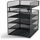 Safco Onyx Horizontal Hanging Desktop Storage