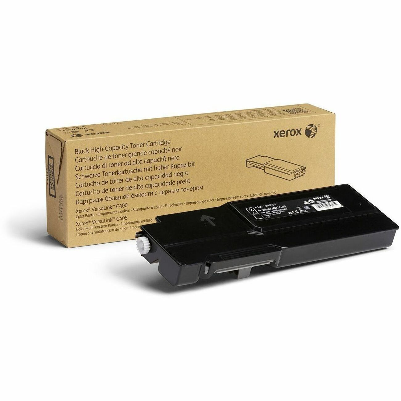 Xerox Original High Yield Laser Toner Cartridge - Black - 1 Each
