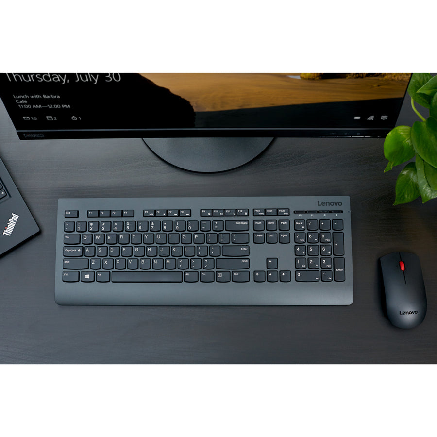Lenovo Professional Wireless Keyboard and Mouse Combo - 4X30H56796