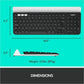 Logitech K780 Multi-Device Wireless Keyboard - 920-008149