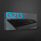 Logitech G213 Prodigy Gaming Keyboard - Wired RGB Backlit Keyboard with Mech-dome Keys, Palm Rest, Adjustable Feet, Media Controls, USB, Compatible with Windows - 920-008083