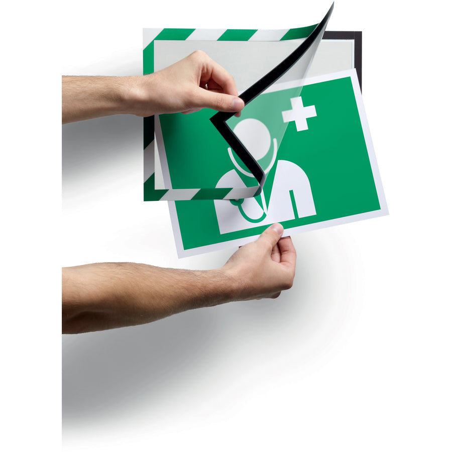 DURABLE Twin-color Border Self-adhesive Security Frame - 4770131