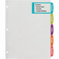 Avery&reg; Big Tab Printable Large White Label Dividers - 14438