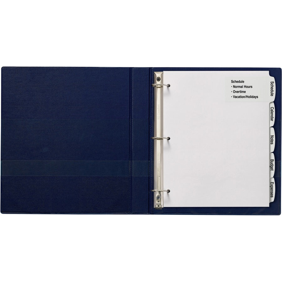 Avery&reg; Big Tab Printable Large White Label Dividers - 14438