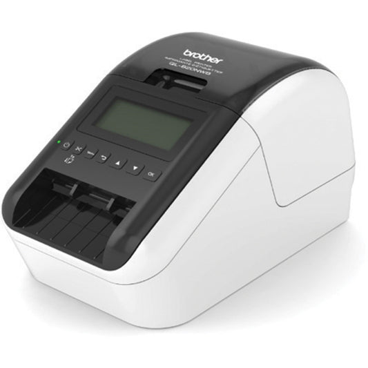 Brother QL820NWB Direct Thermal Printer - Monochrome - Handheld - Label Print - USB - Bluetooth - Wireless LAN