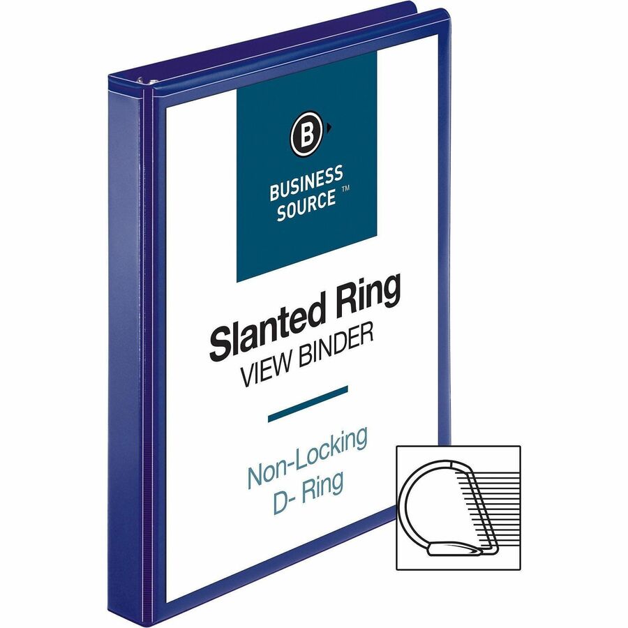 Business Source D-Ring View Binder - 28452