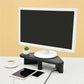 DAC&reg; Stax MP-214 Height-Adjustable Corner Monitor/Laptop Stand with 2-USB Ports, Black - 02153