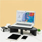 DAC&reg; Stax MP-214 Height-Adjustable Corner Monitor/Laptop Stand with 2-USB Ports, Black - 02153