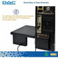 DAC&reg; Stax MP-213 Height-Adjustable Monitor/Laptop Stand with 2-USB Ports, Black - 02159
