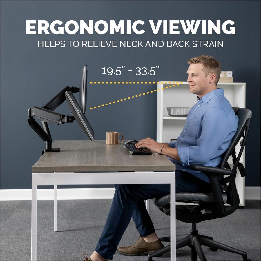 Fellowes Platinum Series Dual Monitor Arm - 8042501