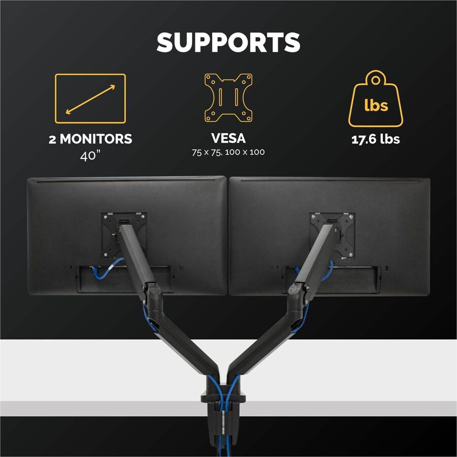 Fellowes Platinum Series Dual Monitor Arm - 8042501