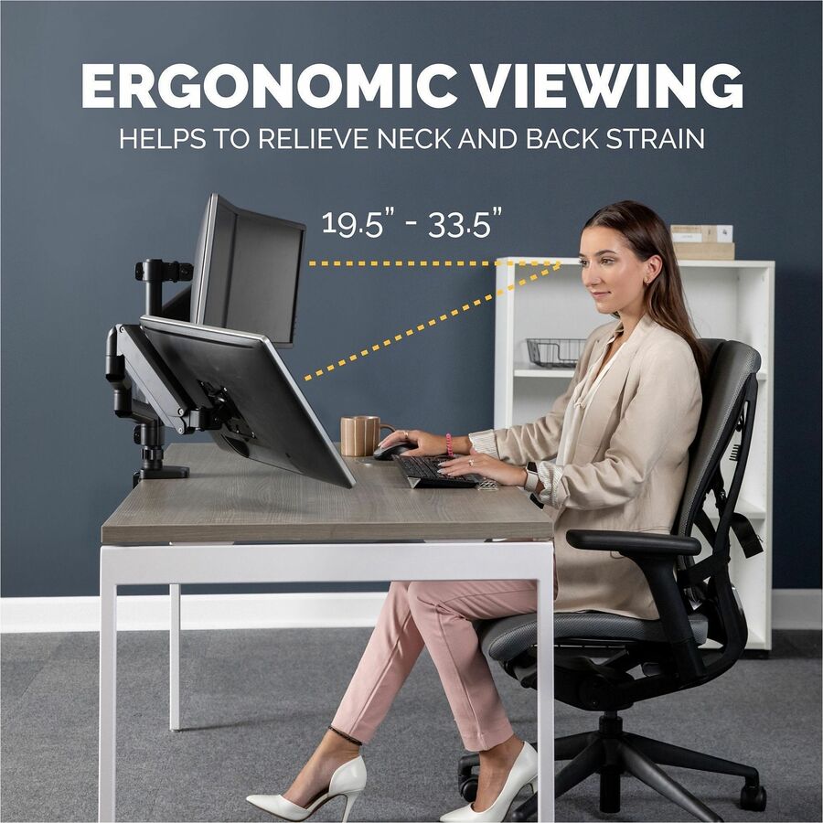 Fellowes Platinum Series Triple Monitor Arm - 8042601