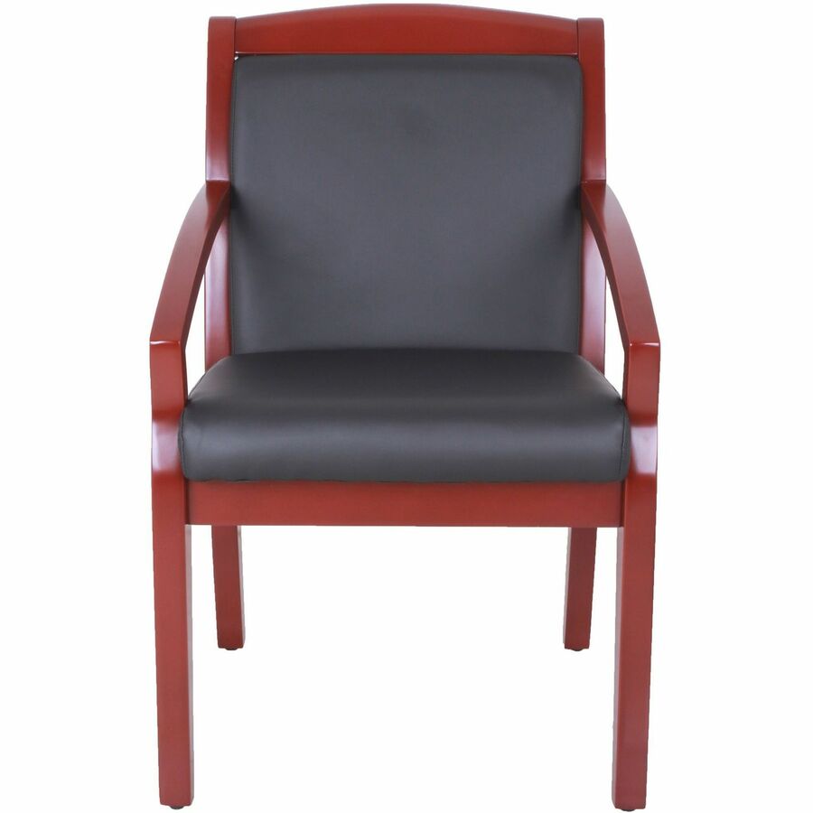 Lorell Sloping Arms Wood Frame Guest Chair - 20020