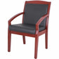 Lorell Sloping Arms Wood Frame Guest Chair - 20020