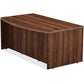 Lorell Chateau Series Bowfront Desk