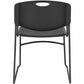 Lorell Heavy-duty Standard-height Stack Chairs - 62528