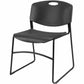Lorell Heavy-duty Standard-height Stack Chairs
