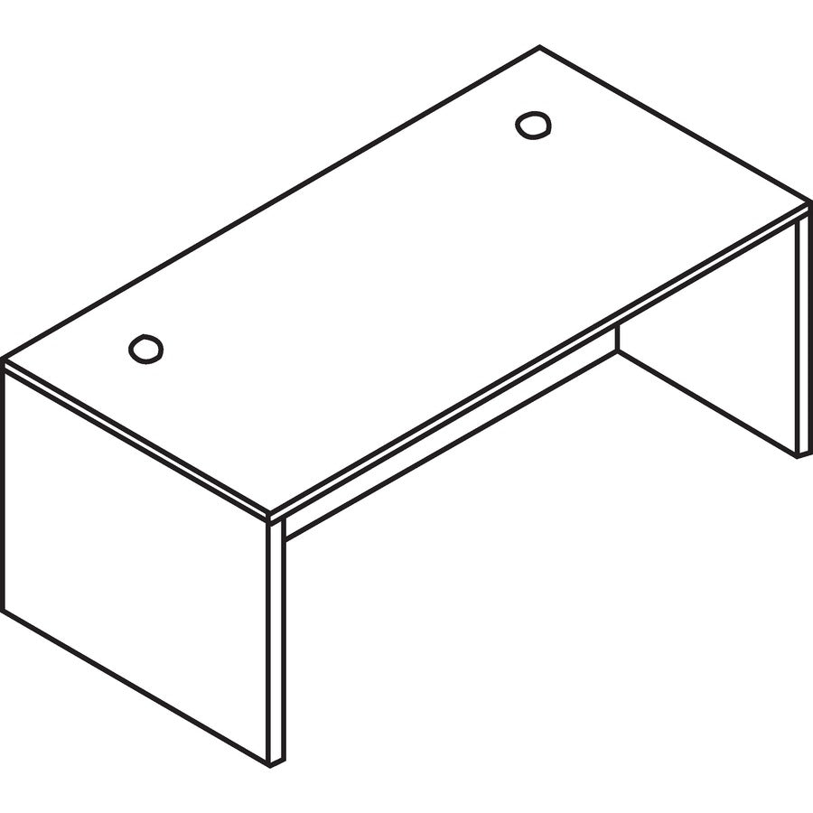 Lorell Essentials Series Rectangular Desk Shell - 69535