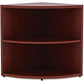 Lorell Essentials Series Desk End Corner Bookcase - 69893