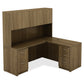 Lorell Essentials Series Peninsula Desk Box 1 of 2 - 69959