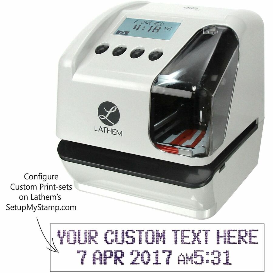 Lathem LT5 Electronic Time and Date Stamp - LT5000