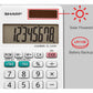 Sharp Calculators EL-244WB 8-Digit Professional Pocket Calculator - EL244WB