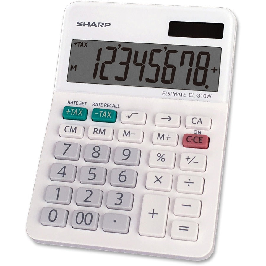 Sharp Calculators EL-310WB 8-Digit Professional Mini-Desktop Calculator - EL310WB