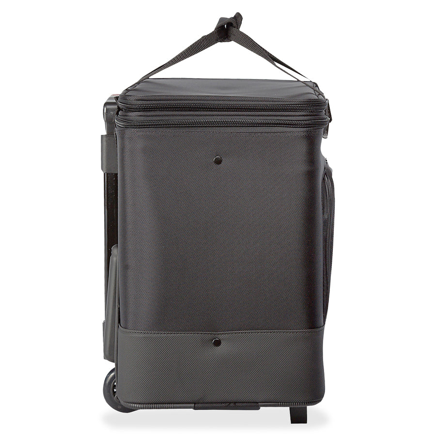 bugatti Business Carrying Case (Roller) for 17" Notebook, File, Accessories - Black - BZCW1645