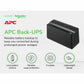 APC Back-UPS 425VA, 120V, 6 NEMA outlets (2 surge), Battery not user replaceable - BE425M